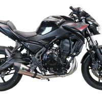 Scarico compatibile con Kawasaki Z 650 2017-2020, GP Evo4 Titanium, Scarico completo omologato,fornito con db killer estraibile,catalizzatore e collettore