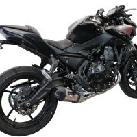 Scarico compatibile con Kawasaki Z 650 2017-2020, GP Evo4 Titanium, Scarico completo omologato,fornito con db killer estraibile,catalizzatore e collettore
