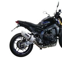Scarico compatibile con Yamaha Mt-09 2021-2023, Albus Evo4, Scarico completo omologato,fornito con db killer estraibile,catalizzatore e collettore