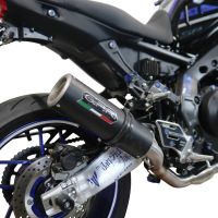 Scarico compatibile con Yamaha Mt-09 2021-2023, M3 Black Titanium, Scarico completo omologato,fornito con db killer estraibile,catalizzatore e collettore
