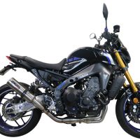 Scarico compatibile con Yamaha Mt-09 2021-2023, M3 Inox , Scarico completo omologato,fornito con db killer estraibile,catalizzatore e collettore