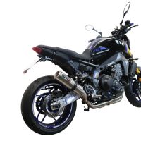 Scarico compatibile con Yamaha Mt-09 2021-2023, M3 Inox , Scarico completo omologato,fornito con db killer estraibile,catalizzatore e collettore