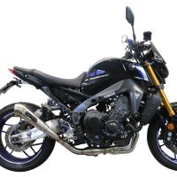 Scarico compatibile con Yamaha Mt-09 2021-2023, Powercone Evo, Scarico completo omologato,fornito con db killer estraibile,catalizzatore e collettore