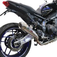 Scarico compatibile con Yamaha Mt-09 2021-2023, Powercone Evo, Scarico completo omologato,fornito con db killer estraibile,catalizzatore e collettore