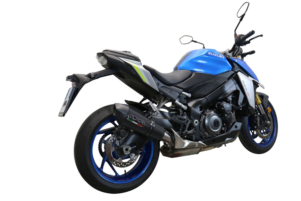 Exhaust system compatible with Suzuki Gsx-S 1000 2015-2016, Gpe Ann. titanium, Homologated legal full system exhaust, including removable db killer and catalyst 