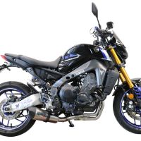 Exhaust compatible with Yamaha Mt-09 2014-2020, Gpe Ann. titanium, Racing full system exhaust, including removable db killer 