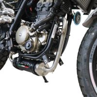 Exhaust system compatible with F.B. Mondial Hps 125 2021-2023, Deeptone Inox, Racing full system exhaust 