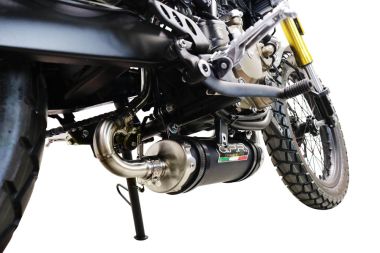 Scarico compatibile con F.B. Mondial Hps 125 2018-2020, Decatalizzatore, Collettore decatalizzore, applicazione racing