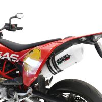 Scarico compatibile con Gas Gas ES 700 2023-2024, Albus Evo4, Terminale di scarico omologato, fornito con db killer estraibile, catalizzatore e raccordo specifico