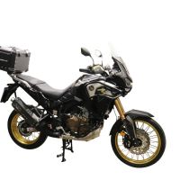 TOP CASE - BAULETTO GPR TECH COMPATABILE CON Honda Crf 1100 L Africa Twin 2020/2024 e5 GPR TECH BAULETTO TOP CASE ALPI-TECH 55 LT COLORE NERO CON PIASTRA SPECIFICA 