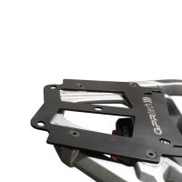 SPECIFIC PLATE IN TITANIUM TOP CASE-ALPITECH 35/55 LT GPR TECH compatible with  Honda Crf 1100 L Africa Twin 2020/2024 e5