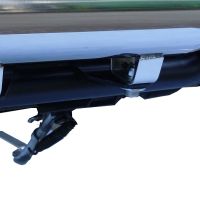 Scarico compatibile con Harley Davidson Sportster 1200 2004-2009, Slash Inox, Coppia di terminali di scarico omologati, forniti con db killer removibili e raccordi specifici