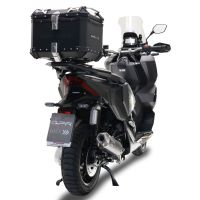 TOP CASE - BAULETTO GPR TECH COMPATABILE CON Honda Forza 125 2015/2023 GPR TECH BAULETTO TOP CASE ALPI-TECH 35 LT. COLORE NERO CON PIASTRA SPECIFICA 