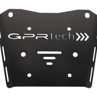 SPECIFIC PLATE IN TITANIUM TOP CASE-ALPITECH 35/55 LT GPR TECH compatible with  Honda XL 750 TRANSALP 750 2024/2025 e5