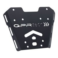 SPECIFIC PLATE IN TITANIUM TOP CASE-ALPITECH 35/55 LT GPR TECH compatible with  Honda X-Adv 750 2016/2020 e4