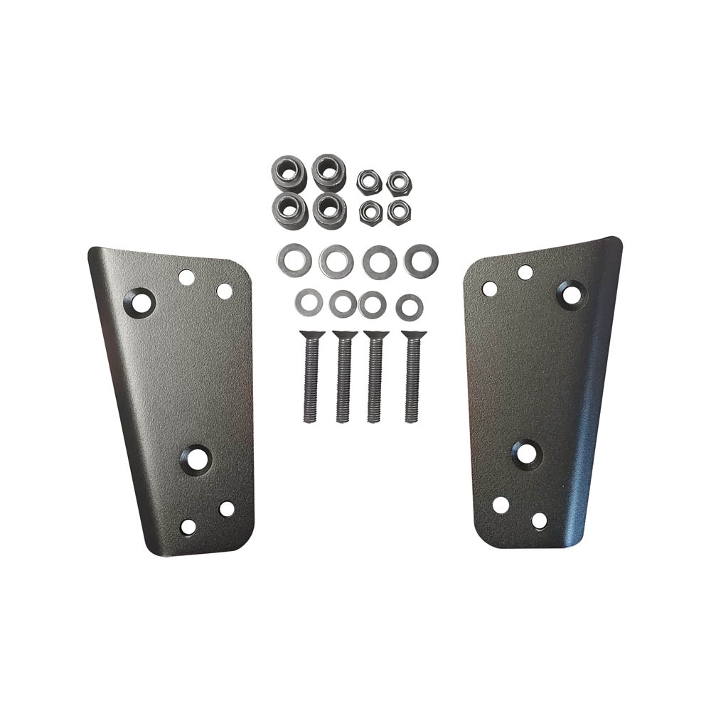 SPECIFIC PLATE IN TITANIUM TOP CASE-ALPITECH 35/55 LT GPR TECH compatible with  Honda Crf 1000 L Africa Twin 2018/2020 e4