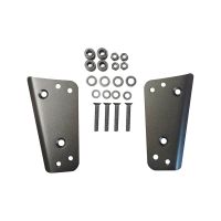 SPECIFIC PLATE IN TITANIUM TOP CASE-ALPITECH 35/55 LT GPR TECH compatible with  Honda Crf 1000 L Africa Twin 2018/2020 e4