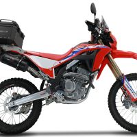 TOP CASE - BAULETTO GPR TECH COMPATABILE CON Honda Crf 300 L / Rally 2021/2024 e5 GPR TECH BAULETTO TOP CASE ALPI-TECH 26 LT, COLORE NERO CON PIASTRA SPECIFICA 