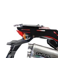 SPECIFIC TITANIUM PLATE TOP CASE-ALPITECH 35 LT roof rack GPR TECH compatible with  Honda Crf 300 L / Rally 2021/2024 e5