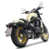 Scarico compatibile con Honda Cmx 1100 Rebel 2021-2023, Ghisa , Scarico omologato, silenziatore con db killer estraibile e raccordo specifico