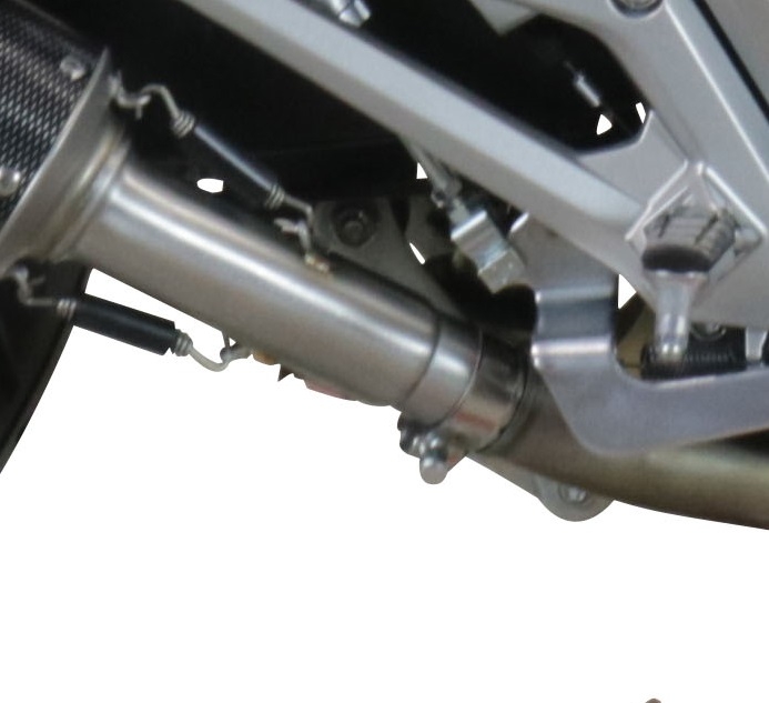 Scarico compatibile con Honda Nc 750 X - S Dct 2021-2023, Furore Evo4 Poppy, Scarico omologato, silenziatore con db killer estraibile e raccordo specifico