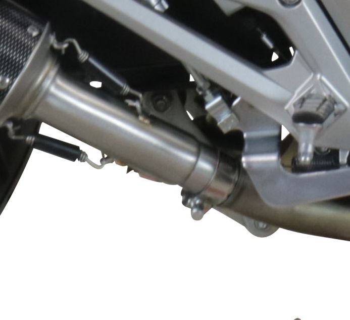 Exhaust system compatible with Honda Nc 750 X - S Dct 2014-2015, Albus Ceramic, Homologated legal slip-on exhaust including removable db killer and link pipe 