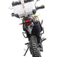 TOP CASE - BAULETTO GPR TECH COMPATABILE CON Voge 300Rally 2022/2024 e5 GPR TECH BAULETTO TOP CASE ALPI-TECH 26 LT, COLORE ARGENTO CON PIASTRA SPECIFICA 