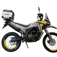 TOP CASE - BAULETTO GPR TECH COMPATABILE CON Voge 300Rally 2022/2024 e5 GPR TECH BAULETTO TOP CASE ALPI-TECH 35 LT. COLORE ARGENTO CON PIASTRA SPECIFICA 