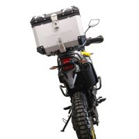 TOP CASE - BAULETTO GPR TECH COMPATABILE CON Voge 300Rally 2022/2024 e5 GPR TECH BAULETTO TOP CASE ALPI-TECH 35 LT. COLORE ARGENTO CON PIASTRA SPECIFICA 