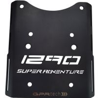 TOP CASE - BAULETTO GPR TECH COMPATABILE CON Ktm Adventure 890 L 2021/2024 e5 GPR TECH BAULETTO TOP CASE ALPI-TECH 55 LT COLORE NERO CON PIASTRA SPECIFICA 