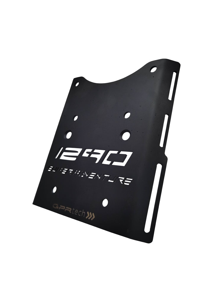 SPECIFIC TITANIUM PLATE TOP CASE-ALPITECH 35/55 LT GPR TECH compatible with  Ktm Lc 8 1290 Super Adventure R/S 2021/2024 e5