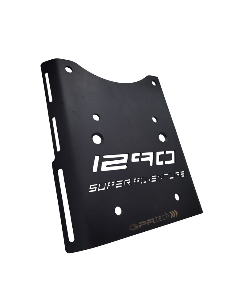SPECIFIC TITANIUM PLATE TOP CASE-ALPITECH 35/55 LT GPR TECH compatible with  Ktm Lc 8 1290 Super Adventure R/S 2021/2024 e5
