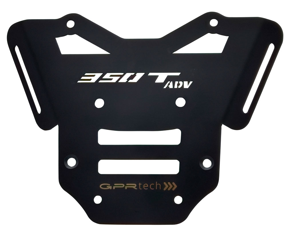 Specific fitting plate Top Case ALPITECH 55 LT GPR TECH compatible with  Zontes 350 T2 ADV 2022/2024 e5
