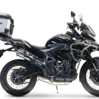 TOP CASE - BAULETTO GPR TECH COMPATABILE CON Zontes 350 T1 ADV 2022/2024 e5 GPR TECH BAULETTO TOP CASE ALPI-TECH 45 LT. COLORE ARGENTO CON PIASTRA SPECIFICA 