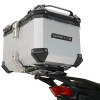 GPR TECH COMPATABILE CON Ducati Multistrada V4 / V4S / V4S Sport 1100 2021/2024 GPR TECH BAULETTO TOP CASE ALPI-TECH 35 LT. COLORE ARGENTO CON PIASTRA SPECIFICA 