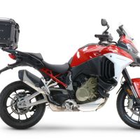 GPR TECH COMPATABILE CON Ducati Multistrada V4 / V4S / V4S Sport 1100 2021/2024 GPR TECH BAULETTO TOP CASE ALPI-TECH 35 LT. COLORE NERO CON PIASTRA SPECIFICA 
