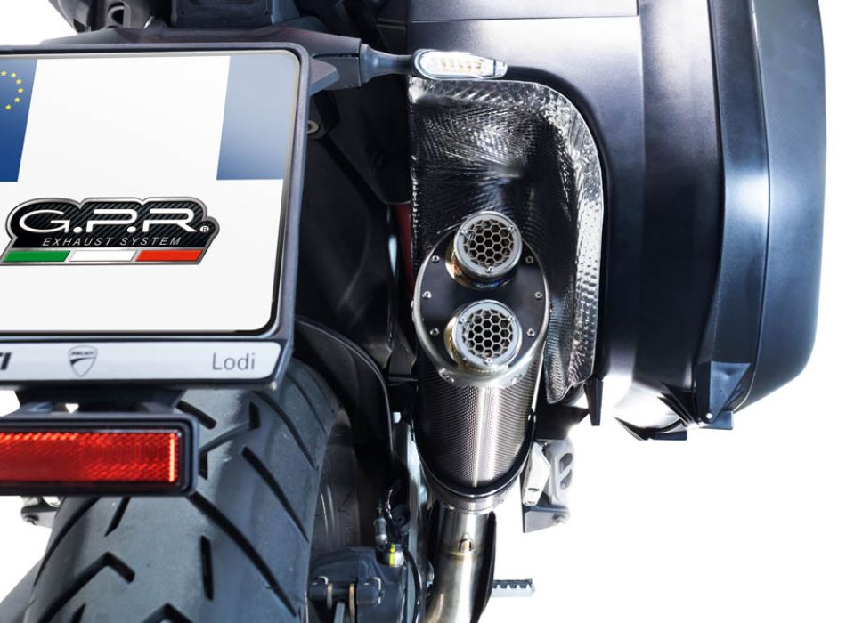 Collettore Sportivo DOMINATOR Per MTS 1200 MULTISTRADA 2015-2017 - Acciaio Inox, Garanzia 5 Anni