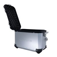GPR TECH COMPATABILE CON Benelli Trk 502 2021/2024 e5 GPR TECH COPPIA DI VALIGIE LATERALI ARGENTO ALPI-TECH 38 LT. + 38 LT. CON TELAIO SPECIFICO 