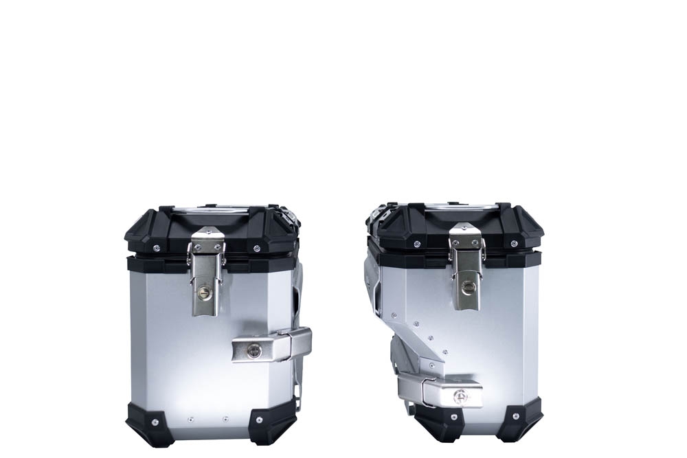 GPR TECH COMPATABILE CON Ktm Lc 8 Adventure 1050 2015/2016 e3 GPR TECH COPPIA DI VALIGIE LATERAL,I COLORE NERO, SERIE ALPI-TECH 38 LT. + 32 LT. CON TELAIO SPECIFICO 