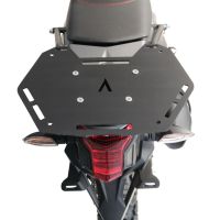 TOP CASE - BAULETTO GPR TECH COMPATABILE CON Voge 300Rally 2022/2024 e5 GPR TECH BAULETTO TOP CASE ALPI-TECH 26 LT, COLORE ARGENTO CON PIASTRA SPECIFICA 