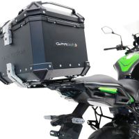 GPR TECH COMPATABILE CON Kawasaki Versys 650 2023/2024 e5 plus GPR TECH BAULETTO TOP CASE ALPI-TECH 45 LT. COLORE NERO CON PIASTRA SPECIFICA 
