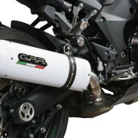 Scarico compatibile con Kawasaki Ninja 1000 Sx 2021-2024, Albus Evo4, Scarico omologato, silenziatore con db killer estraibile e raccordo specifico
