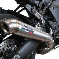 Scarico compatibile con Kawasaki Ninja 1000 Sx 2021-2023, Powercone Evo, Scarico omologato, silenziatore con db killer estraibile e raccordo specifico