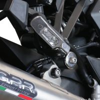 Exhaust compatible with Kawasaki Ninja 1000 Sx 2020-2020, Powercone Evo, Homologated legal slip-on exhaust including removable db killer and link pipe 