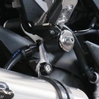 Exhaust system compatible with Kawasaki Ninja 1000 Sx 2021-2023, Gpe Ann. Black titanium, Homologated legal slip-on exhaust including removable db killer and link pipe 