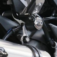 Exhaust system compatible with Kawasaki Ninja 1000 Sx 2020-2020, M3 Black Titanium, Homologated legal slip-on exhaust including removable db killer and link pipe 