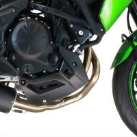 Scarico compatibile con Kawasaki Versys 650 2023-2024, M3 Black Titanium, Scarico completo racing, fornito con db killer estraibile e collettore, non conforme per uso stradale