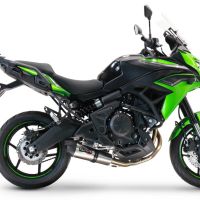 Scarico compatibile con Kawasaki Versys 650 2017-2020, GP Evo4 Titanium, Scarico completo omologato,fornito con db killer estraibile,catalizzatore e collettore