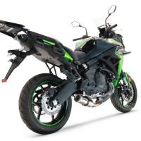 Exhaust compatible with Kawasaki Versys 650 2015-2016, M3 Inox , Homologated legal full system exhaust, including removable db killer and catalyst 