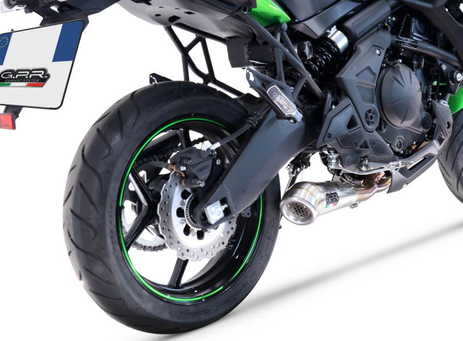 Scarico GPR Omologato Per Kawasaki Versys 1000 2015-2016 - Terminale In Alluminio Furore